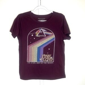 Pink Floyd The Dark Side of the Moon Plum Tee